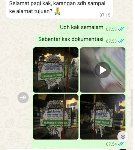 Pengiriman Papan Bunga Selamat Bojong Rawalumbu Rawalumbu